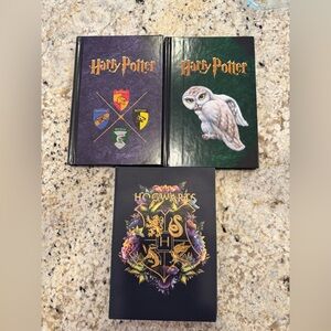 ✨ Harry Potter Notebook Bundle – 3 Notebooks (2 Lined, 1 Blank) ✨